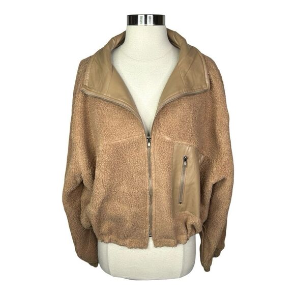 HYFVE Teddy Bear Sherpa Full-Zip Jacket - Size Large - Picture 1 of 4